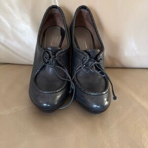 Bottega Veneta Scarpa Pelle S. Cuoio Leather Slip On Ankle Boots Black Womens 39